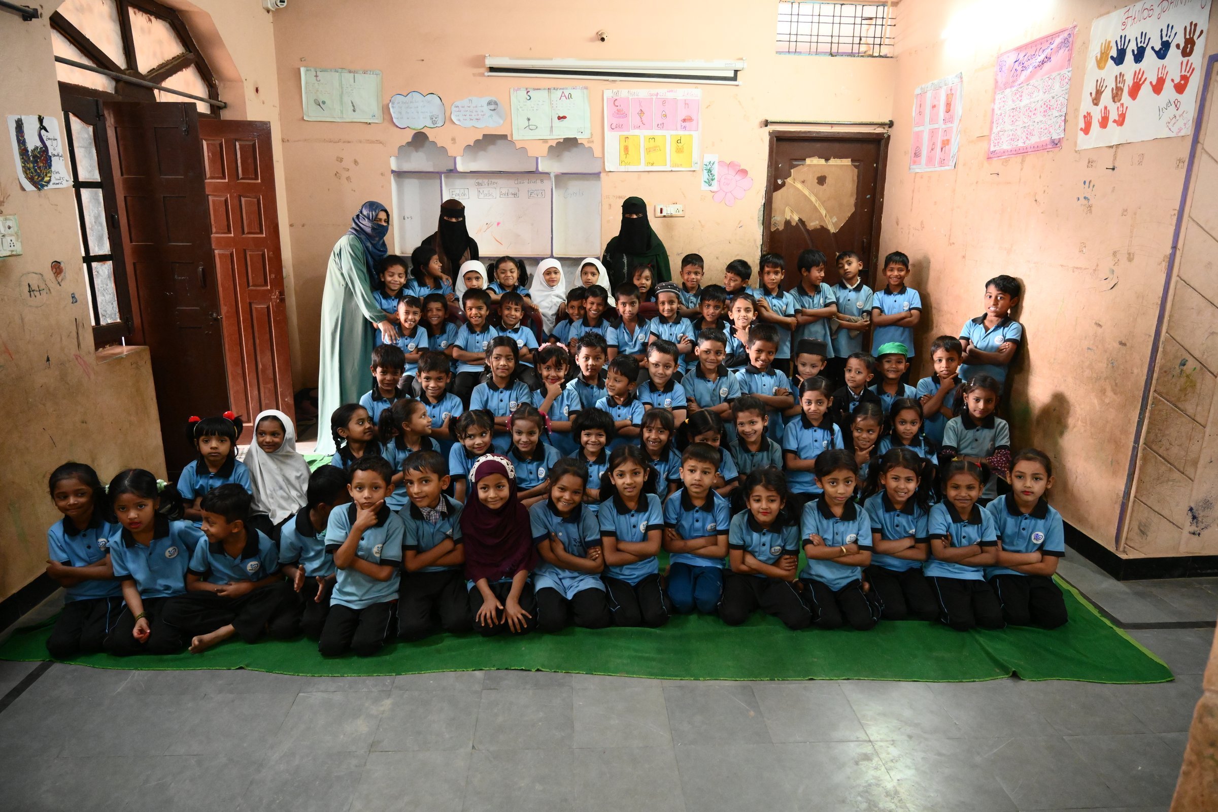 The whole school gathered together, January 2026